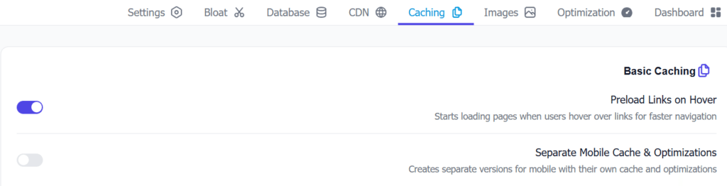 تخزين الصفحات مؤقتًا